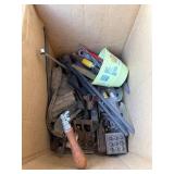 Vintage Mixed Machinist Hand Tool Lot Files Rulers Bits Tool Roll