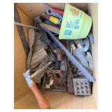 Vintage Mixed Machinist Hand Tool Lot Files Rulers Bits Tool Roll