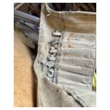 Vintage Mixed Machinist Hand Tool Lot Files Rulers Bits Tool Roll