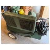 Speedaire Portable Air Compressor Horizontal Tank Shop Unit See Photos
