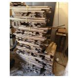 Large Lot Reclaimed Hardwood Flooring & Trim Mixed Profiles Local Pickup