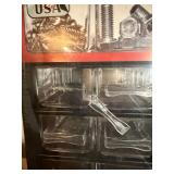 Parts Station 50 Drawer Storage Cabinet Lot w Hardware & Parts Organizers