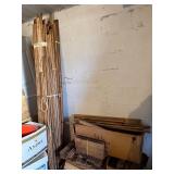 Reclaimed Oak Hardwood Flooring & Trim Mixed Lot Tongue Groove Boards