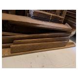 Reclaimed Oak Hardwood Flooring & Trim Mixed Lot Tongue Groove Boards