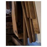 Reclaimed Oak Hardwood Flooring & Trim Mixed Lot Tongue Groove Boards