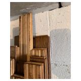 Reclaimed Oak Hardwood Flooring & Trim Mixed Lot Tongue Groove Boards