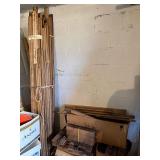 Reclaimed Oak Hardwood Flooring & Trim Mixed Lot Tongue Groove Boards