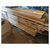 Mixed Tongue & Groove Wood Boards Lumber Lot Unfinished Trim Paneling