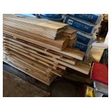 Mixed Tongue & Groove Wood Boards Lumber Lot Unfinished Trim Paneling