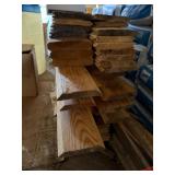 Mixed Tongue & Groove Wood Boards Lumber Lot Unfinished Trim Paneling