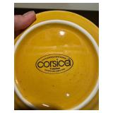 Mixed Kitchenware Lot Corsica La Province Dishes Glass Basket Serveware