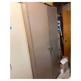 Metal Storage Cabinet 2 Door Locking Utility Locker 36x78x24.5 Fair