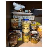 Mixed Paint Supplies Lot Roller Covers Brushes Stain Finish Assortment