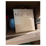 Mixed Paint Supplies Lot Roller Covers Brushes Stain Finish Assortment