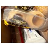 Mixed Paint Supplies Lot Roller Covers Brushes Stain Finish Assortment