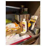 Mixed Paint Supplies Lot Roller Covers Brushes Stain Finish Assortment