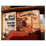 Mixed Vintage & Modern Book Lot Fiction Cookbooks Reference 2 Boxes