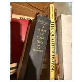 Mixed Vintage & Modern Book Lot Fiction Cookbooks Reference 2 Boxes