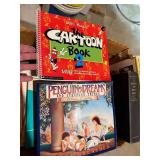 Mixed Vintage & Modern Book Lot Fiction Cookbooks Reference 2 Boxes