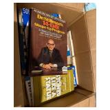 Mixed Vintage & Modern Book Lot Fiction Cookbooks Reference 2 Boxes