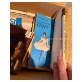 Mixed Vintage & Modern Book Lot Fiction Cookbooks Reference 2 Boxes