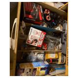 Mixed Hardware Supply Lot Bulbs Toilet Repair Craftsman Soldering Gun