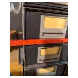 Staxon Steel 10 Drawer Filing Cabinet w/ Vintage Sewing Patterns