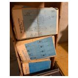 Staxon Steel 10 Drawer Filing Cabinet w/ Vintage Sewing Patterns