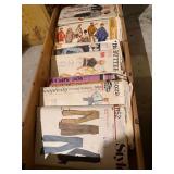 Staxon Steel 10 Drawer Filing Cabinet w/ Vintage Sewing Patterns