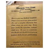 Vintage Sewing Pattern Lot Simplicity Marian Martin Mixed Ephemera