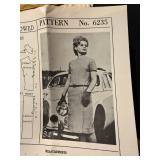 Vintage Sewing Pattern Lot Simplicity Marian Martin Mixed Ephemera