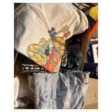 Mixed Clothing & Fabric Remnant Box Lot Hard Rock Ralph Lauren