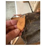 Louis Vuitton Monogram Speedy Style Handbag w Strap Brown Fair