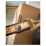 Louis Vuitton Monogram Speedy Style Handbag w Strap Brown Fair
