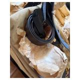 Vintage Dominion Tanners Leather Hide Scrap Lot Suede Mixed Colors