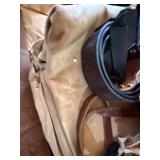 Vintage Dominion Tanners Leather Hide Scrap Lot Suede Mixed Colors