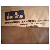 Vintage Dominion Tanners Leather Hide Scrap Lot Suede Mixed Colors