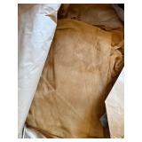 Vintage Dominion Tanners Leather Hide Scrap Lot Suede Mixed Colors