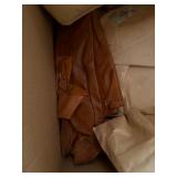 Vintage Dominion Tanners Leather Hide Scrap Lot Suede Mixed Colors