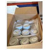 Northwest Airlines Abco China Coffee Cups White Service Ware Boxed