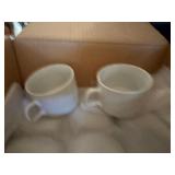 Northwest Airlines Abco China Coffee Cups White Service Ware Boxed