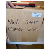 Northwest Airlines Abco China Coffee Cups White Service Ware Boxed