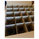 Northwest Airlines Champagne Flutes Boxed Lot of 50 Holland Logo Glass