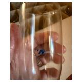 Northwest Airlines Champagne Flutes Boxed Lot of 50 Holland Logo Glass