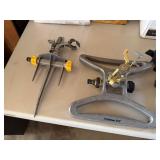 AquaJoe Melnor XT Lawn Sprinkler Lot Oscillating & Impulse 5 Pc