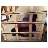 Corner Whirlpool Bathtub w/ Pump Mauve Fiberglass/Acrylic See Photos