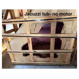 Corner Whirlpool Bathtub w/ Pump Mauve Fiberglass/Acrylic See Photos