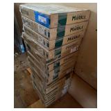 Natural Marble Tile Lot Pacific Marfil 12x12 14 Cases Approx 70 Sq Ft