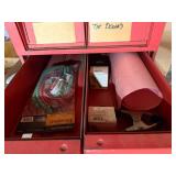 Monarch Metal Parts Storage Cabinet Organizer w/ Mixed Contents