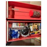 Monarch Metal Parts Storage Cabinet Organizer w/ Mixed Contents